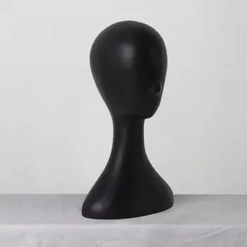 Модель головы, универсальные очки, шапки, шарф, стенд, абстрактный манекен, парики, модель головы для украшения чёрный