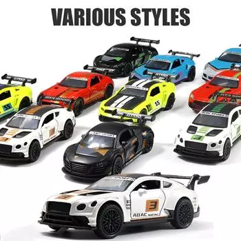 Модель гоночного автомобиля из сплава