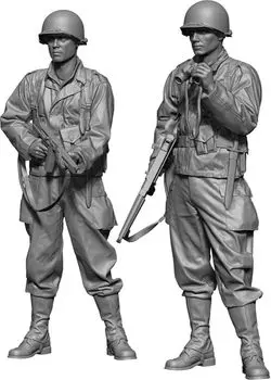 Модель H3 American Ranger Unit, набор из 2 смоляных наборов HS48066 1/48