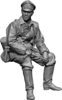 Модель H3, немецкий офицер Ваффен СС, набор из смолы HS16055 1/16