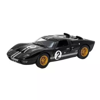 Модель игрушечной машины 1/32 масштаб 1966 Ford GT40 MKII Racing Rally литой сплав миниатюрный автомобиль коллекция подарок для детей мальчик