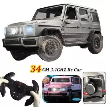 Модель имитации распознавания жестов радиоуправляемой машины 1:14 2.4G Benz 4WD Control Off-Road Vehicle 34CM Climbing Toys Cars for Children Gift серый
