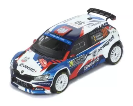 Модель Ixo Skoda Fabia Rally2 EVO 22 Monteca #30 F.Loix/P.Tsjoen 1/43 RAM841