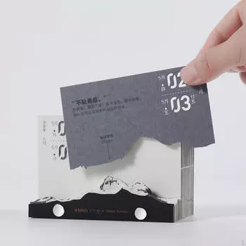 Модель календаря на год, скульптура из бумаги, украшение для рабочего стола в офисе