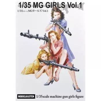 Модель Kasten Figure Series MG Girls Пластиковая модель F3 1/35 Vol.1