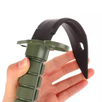 Модель кинжала M9, тактический резиновый нож для подарка, игрушка, армейский вентилятор, сбор игр Cs, военная подготовка, открытый многофункциональный инструмент, пластиковый штык хаки