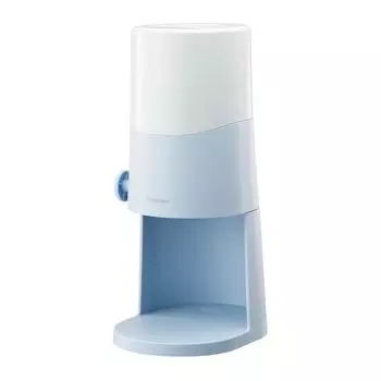 Модель Компактный Doshisha Shaved Ice Melting Blade Регулировка высоты Включает 2 чашки для льда Рецепт Синий [2025 Хранение] Производитель, Электрический, Пушистый, Снег, синий