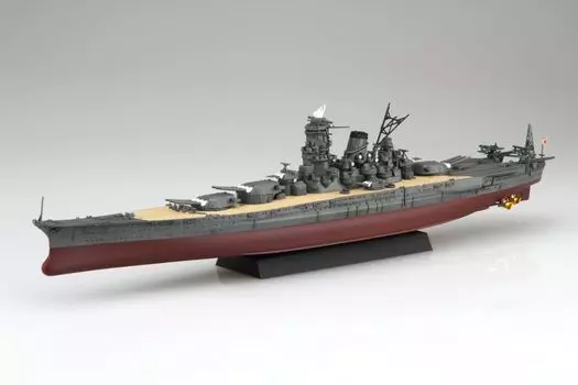 Модель корабля Fujimi серии NEXT, японский линкор Musashi, пластиковая модель корабля NX12 1/700 № 12 (До ремонта)