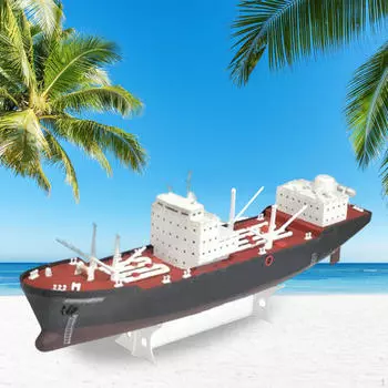 Модель корабля на батарейках, коллекция пазлов, сделай сам, развивающая игрушка, пластик, миллион тонн