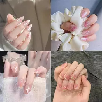 Модель кошачьего глаза, прекрасный темперамент, маленькая фея, нейл-арт в стиле королевской сестры, высококачественная ниша из 10 штук, ноготь меньшего размера M