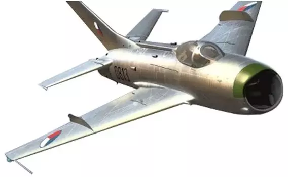 Модель KP Модель KP 1/72 Чехословацкая армия МиГ-19П стран-участниц Варшавского договора пластиковая модель KPM0391