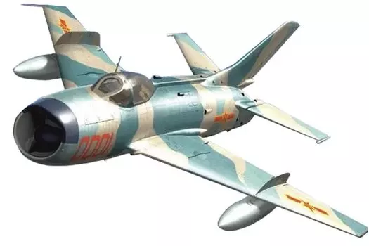 Модель KP Модель KP Китайский военный истребитель Shenyang пластиковая модель KPM0388 1/72 J-6A
