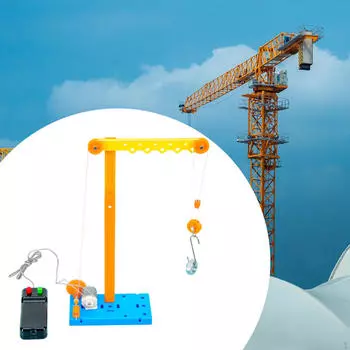 Модель крана с дистанционным управлением Учебные пособия Творчество Наука Эксперименты Строительные проекты своими руками