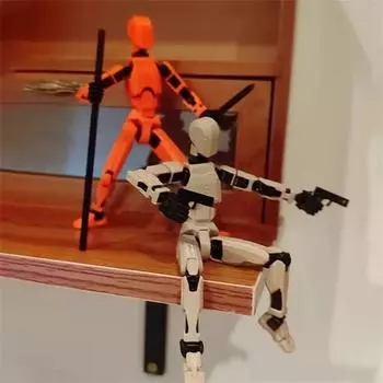 Модель Кукла Подвижный Робот Многошарнирный Робот Изменение Формы 3D Печатный Манекен Дети Взрослые Black