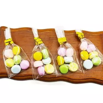 Модель кукольного домика Игрушка Миниатюрный конфетный цветной десерт макарон торт Кухонные игрушки Игровой аксессуар для кукольного домика Модель микроландшафта Подарок