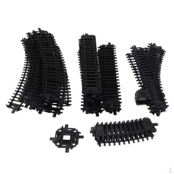 Модель макета HO в масштабе 1/87, пластиковый переключатель железной дороги, правый/