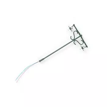 Модель макета светильники двухламповые садовые светильники масштабный ландшафт миниатюрный фонарный столб дворы поезд железная дорога уличные украшения