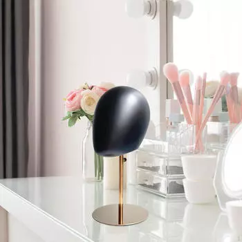 Модель манекена с дисплеем для парика, настольные шляпы, подставка, держатель, набор блоков для манекена для начинающих Black Gold