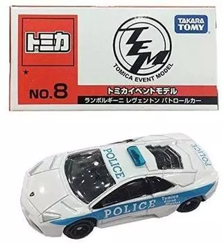 Модель мероприятия Tomica No8 патрульная машина Lamborghini Reventon