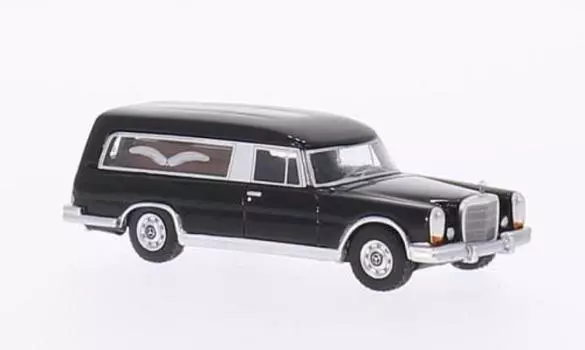 Модель Мерседес 600 (W100) Pollmann, черный, 1969, автомобиль, предмет, BOS-Models 187 чёрный