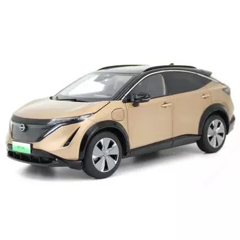 Модель мини-автомобиля PAUDI Ariya Nissan 2022, литая под давлением модель автомобиля, золото 1/18 золотой