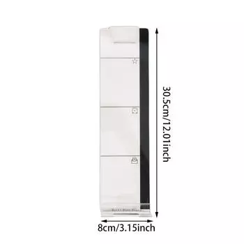 Модель мобильного телефона Дисплей Доска объявлений Экран дисплея Боковая липкая заметка Акриловая белая доска Экран компьютера Доска для липких заметок Bent Left