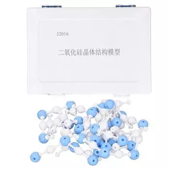 Модель молекулярной структуры диоксида кремния. Модель для школьной лаборатории по органической химии.