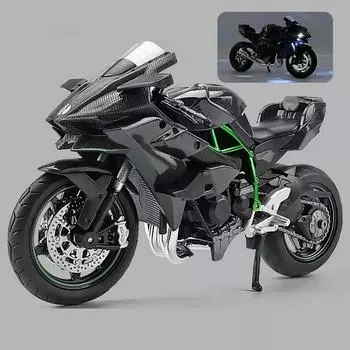 Модель мотоцикла из сплава, детская игрушечная модель локомотива с плавным ходом и звуком One Size