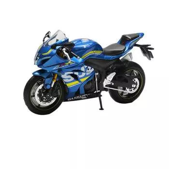 Модель мотоцикла SUZUKI GSX1000 в масштабе 1/12, отлитая под давлением — реалистичный дизайн, идеально подходит для любителей мотоциклов, прекрасный подарок для всех возрастов белый