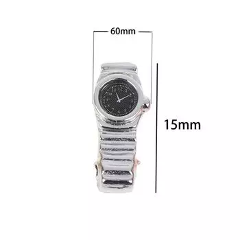 Модель наручных часов Игрушка Металлические часы Имитация Игрушка Миниатюрные часы Украшения Домашнее украшение