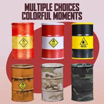 Модель небольшого контейнера для нефтяных резервуаров, имитация миниатюрных нефтяных резервуаров, мини-нефтяные резервуары, подарок на день рождения Light green