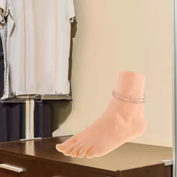 Модель ноги, дисплей для носков, подставка для ювелирных изделий, короткий чулок, браслет на щиколотке, для рисования реквизита Female Left