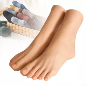 Модель ноги Манекен Дисплей для ног, Дисплей для носков, Многоцелевой, Реалистичный, Поддельный для