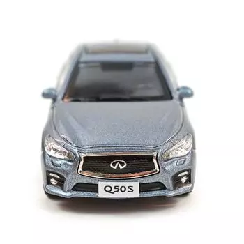 Модель Paudi Infiniti Q50S Mini Car Collection Blue Готовый продукт 1/64 синий