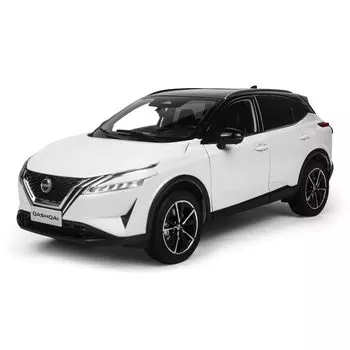 МОДЕЛЬ PAUDI Мини-автомобиль Nissan Nissan Qashqai 2023 Белый Готовый продукт 1/18