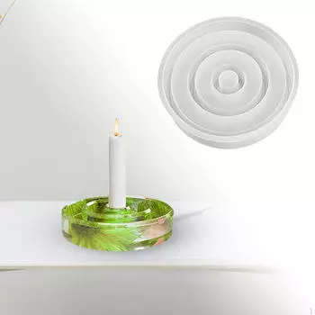 Модель подсвечника для чайной свечи, модель из смолы, декоративный прочный цилиндр ручной работы