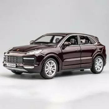 Модель Porsche Porsche Cayenne Minica Miniature, бордовая корейская игрушка