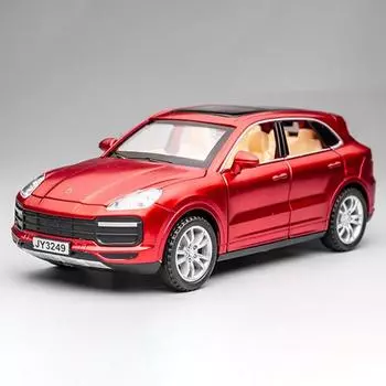 Модель Porsche Porsche Cayenne Minica Miniature, Красная корейская игрушка