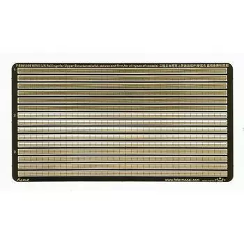 Модель пятизвездочного корабля 1/350 времен Второй мировой войны, японский флот для надстроек, поручни общего назначения, тип с брезентовыми деталями для пластиковых моделей FSM351036