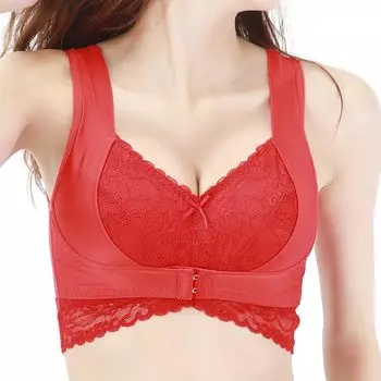 Модель, представленная в Night Front, может использоваться 24 часа в сутки от Bust [Charmake Body] anan, Бюстгальтер, Без косточек, С высокой проймой, Застежка на крючки, [Салон под контролем] (Красный, С)