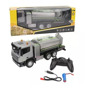 Модель RC Truck 1:18 120 градусов вращения распылителя 9 каналов рулевого управления Высокая симуляция для детей