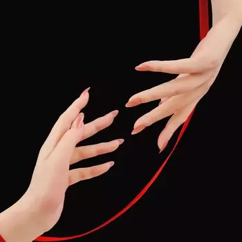 Модель руки KUMIHO Модель руки Силиконовая рука Женская рука Модернизация Рисунок руки Фетиш-манекен для ногтей Модель руки Торс с когтями Скелет