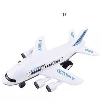 Модель самолета Авиация Пассажирский самолет Игрушка Инерционный пассажирский самолет Игрушка Модель самолета Игрушка