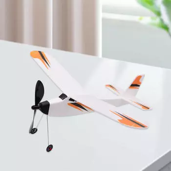 Модель самолета, игрушка, эластичная работающая на логическое мышление и способность, резиновая лента