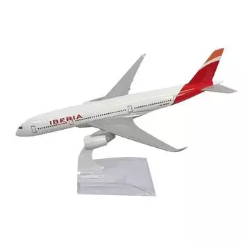 Модель самолета из сплава 16 см может заменить модель самолета 330 One Size белый