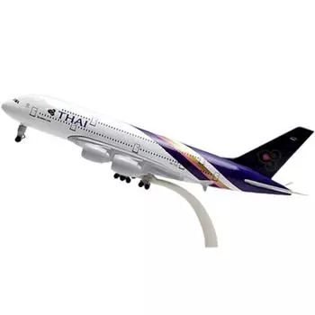 Модель самолета литья под давлением 20см, 20_12 Thai Airways A380, популярные корейские игрушки, популярные корейские игрушки