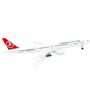 Модель самолета литья под давлением 20см, 20_19 Turkish Airlines B777, популярные корейские игрушки, популярные корейские игрушки