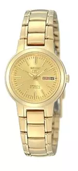 Model SEIKO5 SPORTS Seiko Five Automatic Manual Ladies Watch All Gold Shine Dial SYME46K1 & [Clock] [Reverse Import]