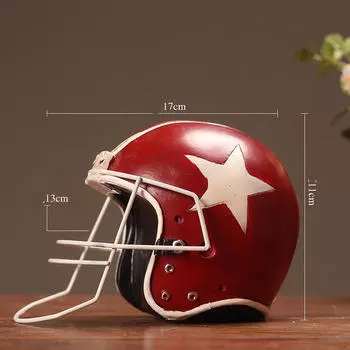 Модель шлема бейсболка украшение коллекционные предметы подарок другу ретро дизайн домашний декор для спальни белый