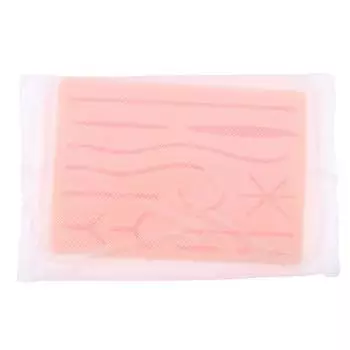 Модель шва кожи, силиконовая подушечка для наложения швов на рану, Y-образная тренировочная подушечка для травматического наложения швов, многоразовый силиконовый коврик для практики наложения швов